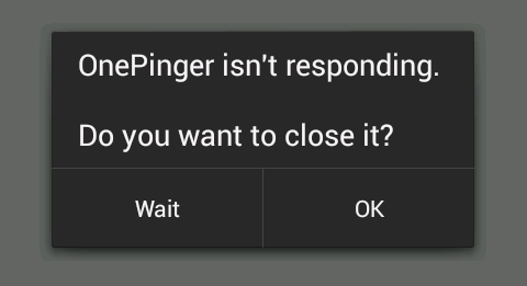 OnePinger not responding