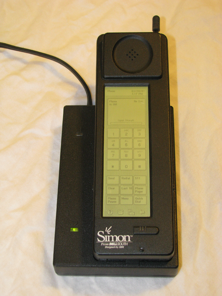 IBM Simon, vrldens frsta smartphone, frn 1992