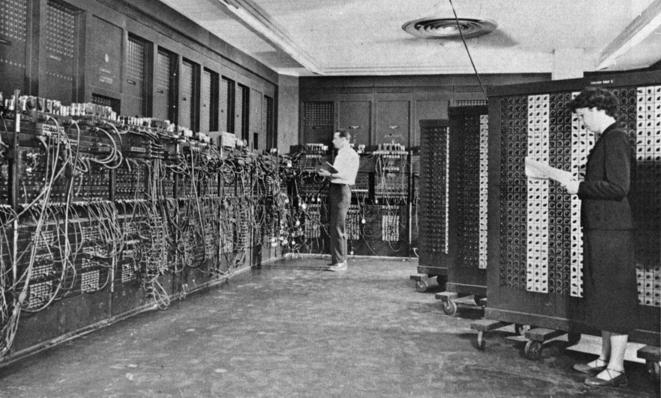 Datorn ENIAC. U. S. Army Photo.